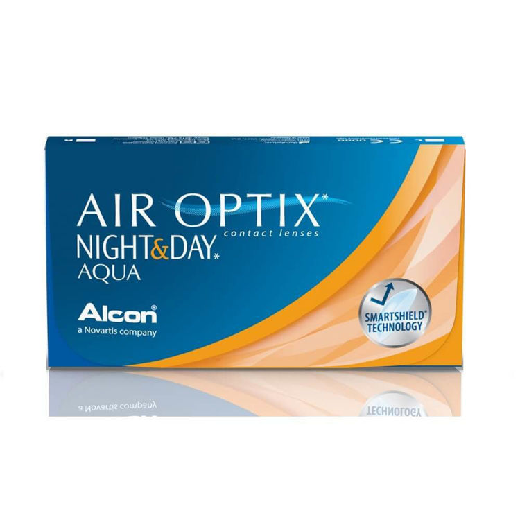 Picture of Air Optix Night & Day Aqua Myopia Monthly Contact Lenses (6 Pack) Alcon
