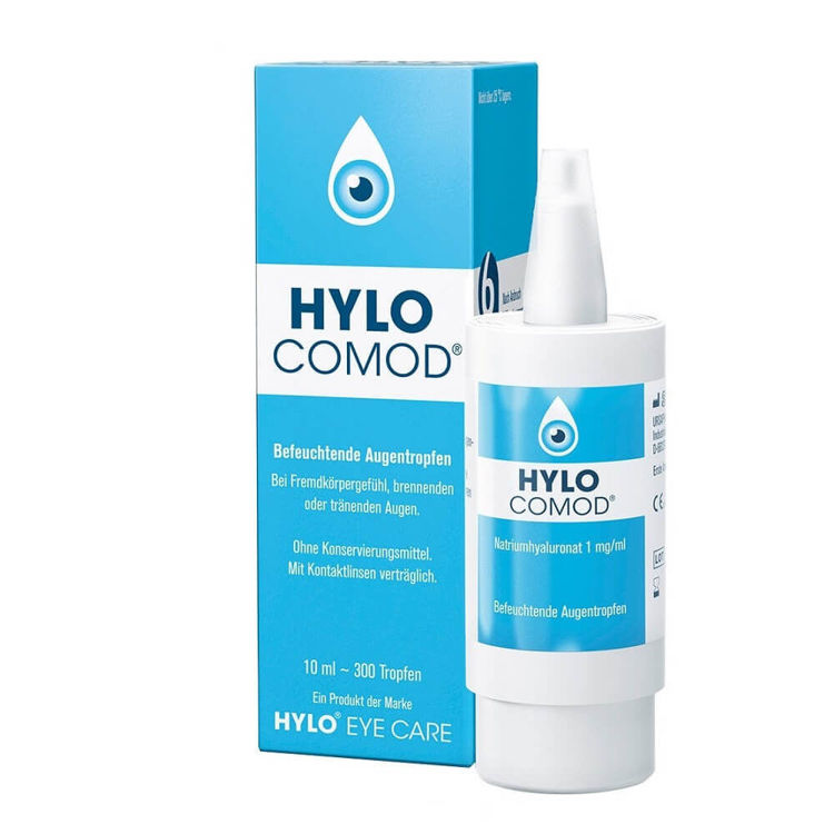 Picture of Hylo Comod Eye Drops 10ml