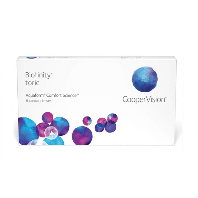 Picture of Cooper Vision Biofinity Toric (6 lenses)