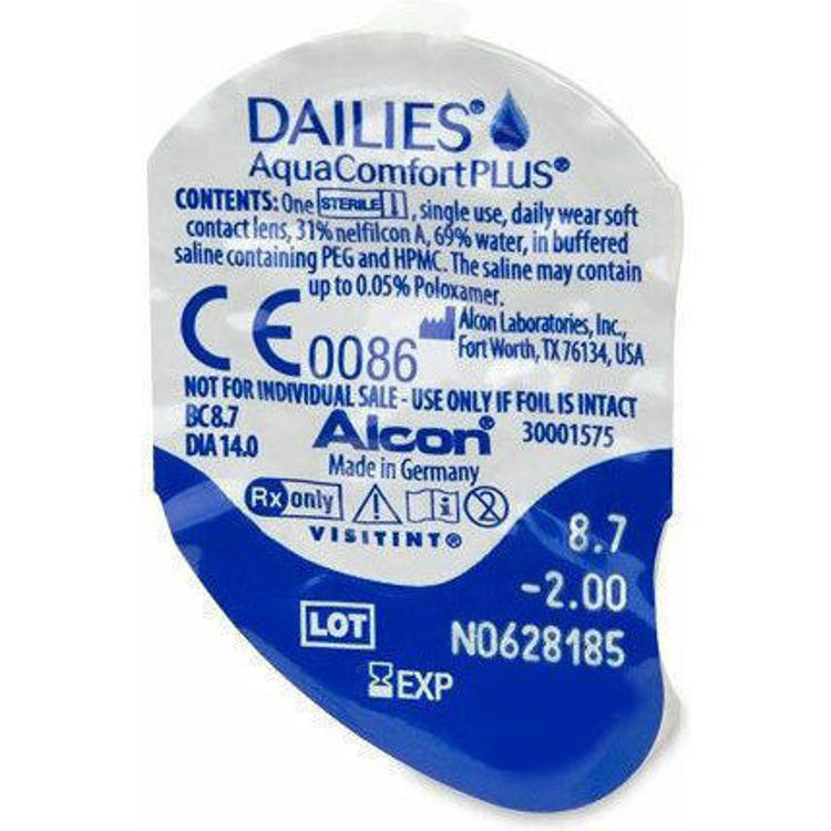 Picture of Alcon Dailies Aqua Comfort Plus (90 lenses)