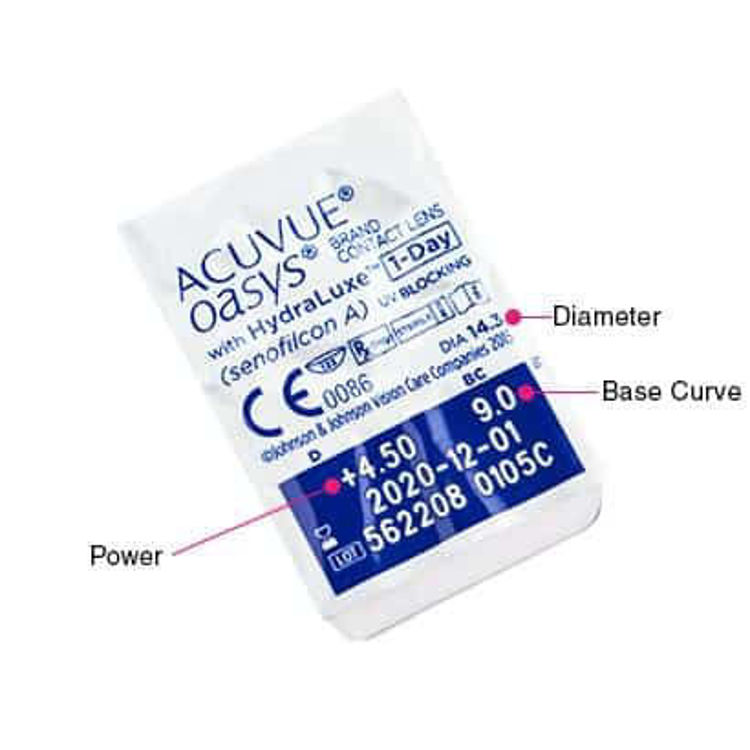 Picture of ACUVUE OASYS 1-Day Johnson & Johnson Daily Lenses 90 Pack